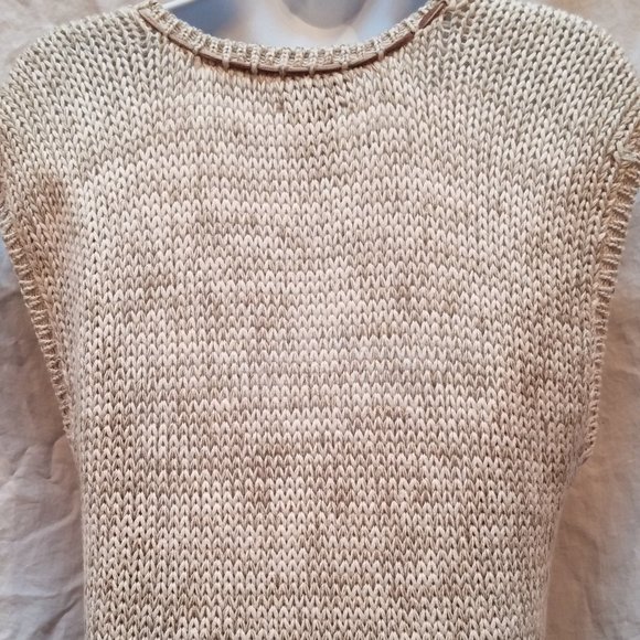 Vintage Pronto Moda Sleeveless Sweater Boho Women's L - Picture 8 of 10